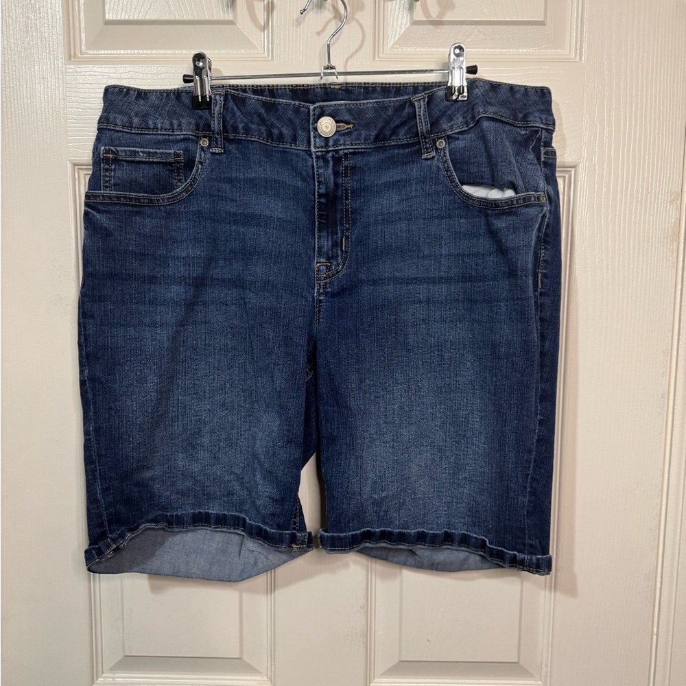 Women's Blue Denim Shorts